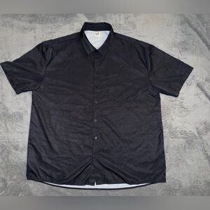 Hardaddy Men’s XL Button Up Black Shirt Single Pocket